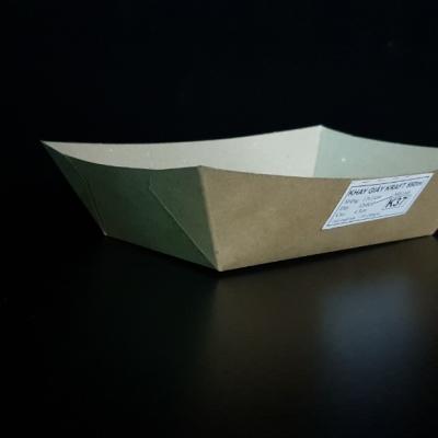 Khay giấy đựng thực phẩm, trái cây - Khay Giấy Kraft